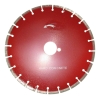 Silver brazed diamond saw blade for cured concrete