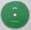Silver brazed granite saw blade 300mm