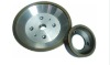 Single recessed diamond grinding wheels for carbide