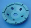 Single row diamond grinding cup wheel