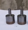 Sintered glass drill bits