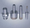 Sintering glass drill bit with threaded shank or taper shank