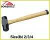 Sledge hammer W/hickory wooden handle