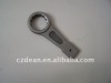 Slogging ring spanner,12 point hammer ring wrench