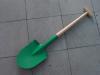 Small round shovel with wooden handle & T grip children Shovel