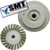 Snail Lock Diamond Aluminium Cup Wheel