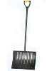 Snow shovel with plastic blade