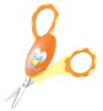 Soft Grip Scissors with Sliding Cover