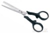 Special Design Black Plastic Grip Satin Finish Thinning Scissors