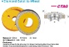 Spiral turbo diamond grinding cup wheel -- GEPF