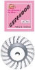 Spiral turbo diamond grinding cup wheel for hard material -- GEPF