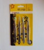 Stainless Steel 4pcs Tweezer set