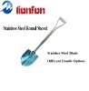 Stainless Steel Round Point Shovel[FSC certified wooden handle]