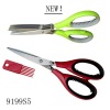Stainless steel 5 blades scissors