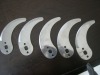 Stainless steel blade in satin finish