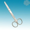 Stainless steel blunt toenail scissors