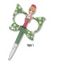 Stainless steel cosmetic scissor with Girl's pattern