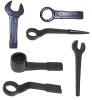 Steel forged slogging wrench,spud wrench,hammer spanner