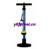 Steel hand pump with gauge