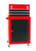 Steel tool cabinet with chest