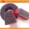 Stone abrasive brush-abrasive tool