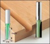 Straight Router Bit with Two Flutes