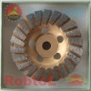 Straight turbo diamond grinding cup wheel for long life grinding general material--GEAZ