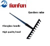 Sturdy Metal Garden Rake With Steel Handle