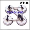 Suction Cup, Quadruple Pad, Aluminum