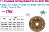 Super-Thin Turbo Rim Diamond Blade for Chip-Free Cutting Ceramic Tile -- CTAA