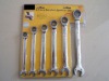 Super tool kit- 6pc Special ratchet combination ring spanner set