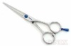 Superior Blue Titanium Screw & Finger Rest Hair Stylist Scissors