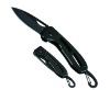 Survival Hunting knife with carabiner