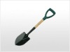 T-shape wood handle for shovel
