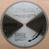 TCT circular saw blade for cutting aluminum(positive hook)
