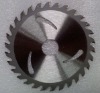 TCT saw blade for cutting wood witn thin kerf