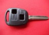 TD 2 button remote key blank (without trademark) used on Toyota