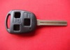 TD 3 button milling long remote key shell used on Toyota
