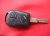 TD 3 button remote key blank (with groove) used on BMW