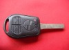 TD 3 button remote key blank (without groove) used on BMW