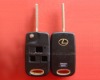 TD Lexus 3 button flip remote blank used on Toyota