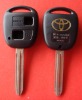 TD remote key case-2 button used on Toyota