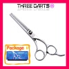THREE DARTS brand barber scissors (6.0inch,28teeth)