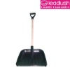 TM353 Plastic snow shovel with wooden handle-snow shovel