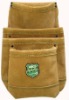 Tan Leather carpenter tool pouches tool bags#3452-4