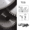 Tct Circular Saw Blades for Panel Sizing Machines 300x96Tx75mm TCG