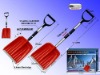 Telescoping snow shovel