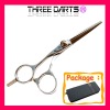 Thinner blade best quality left handed barber scissors 5.5"