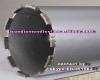 Three segment wet concrete diamond core drill bits