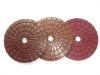 Three step polishing pad